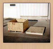 A crate you can order from Custom Pallet Makers Inc.
